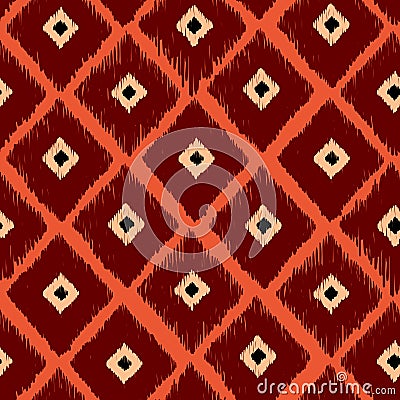 Abstract geometric orange vector background. Vector Illustration