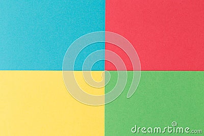Abstract geometric paper background. Green, yellow, Red, blue trend colors Stock Photo