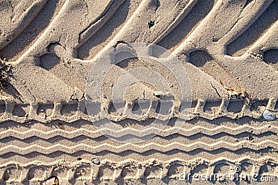 Abstract geometric pattern background image. Tractor tyre tracks Stock Photo