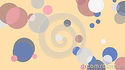 Abstract geometric pattern background with random object Stock Photo