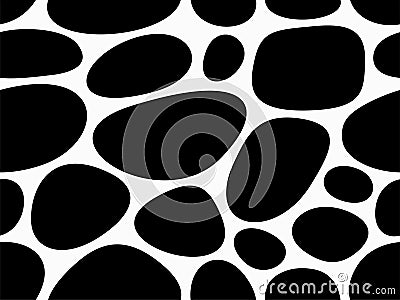 Abstract geometric pattern with decorative stones Vector Illustration