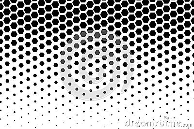 Abstract Geometric Pattern. Hexagonal Pattern. Vector Illustration. Vector Illustration