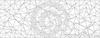 Abstract geometric pattern with intersecting lines and shapes for modern design Vector Illustration