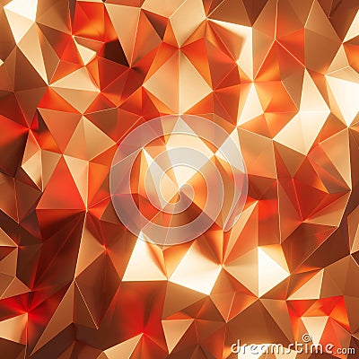 Abstract geometric pattern red background triangular polygon background brings new popularity and creative and advertising trends Stock Photo