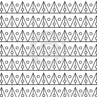 Abstract geometric pattern. Seamless pattern. Simple pattern for fabric, textile, wrapper paper. Modern graphic white and black Stock Photo
