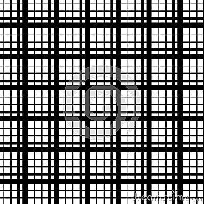 Abstract geometric pattern. Seamless pattern. Simple pattern for fabric, textile, wrapper paper. Modern graphic white and black Stock Photo