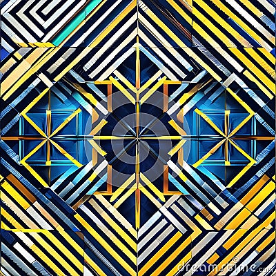 1291 Abstract Geometric Patterns: An artistic and modern background featuring abstract geometric patterns in bold and clean desi Stock Photo