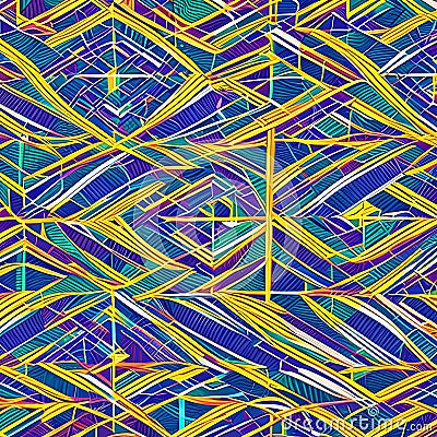921 Abstract Geometric Patterns: A contemporary background featuring abstract geometric patterns in vibrant and harmonious color Stock Photo
