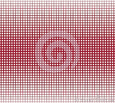 Abstract geometric red gradient square halftone pattern Vector Illustration