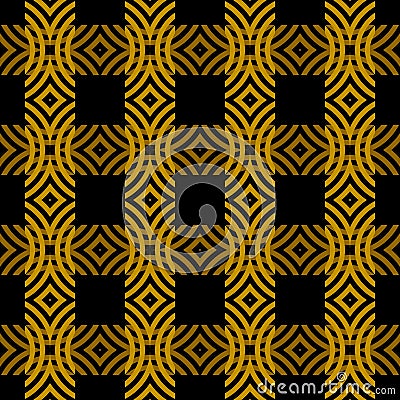 Abstract geometric regular pattern. Seamless Vector image Vector Illustration