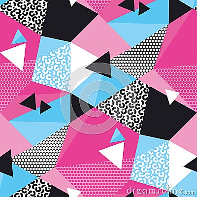 Abstract geometric seamless pattern Vector Illustration