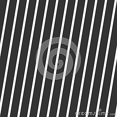 Abstract geometric seamless pattern with slanted, skew stripes, lines Vector Illustration
