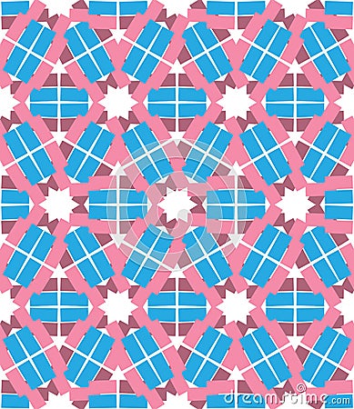 Abstract geometric seamless pattern Vector Illustration