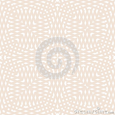 Abstract geometric seamless pattern. Wicker texture. Simple vector background Vector Illustration