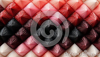 Abstract geometric shapes create a vibrant, modern wallpaper design generated by AI Stock Photo