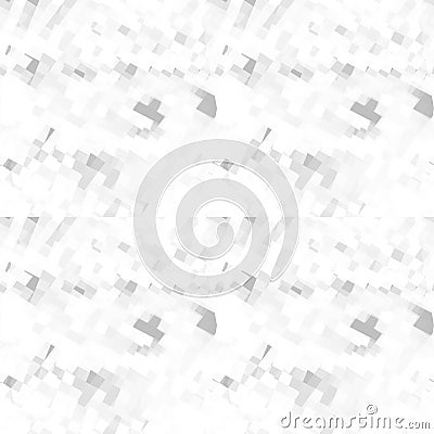 Abstract geometric shapes pattern. Gray and white repeating background. Vector Vector Illustration