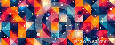 Abstract geometric shapes, seamlessly repeating pattern , art, shapes, minimalist Stock Photo