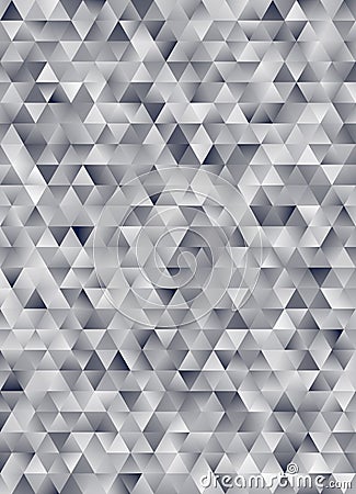 Abstract geometric triangle pattern 3d rendering Stock Photo