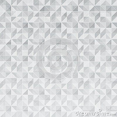 Abstract geometric triangle pattern mosaic overlay on gray and w Vector Illustration
