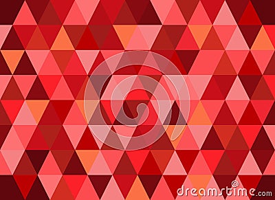 Abstract geometric vector background, triangle pattern Vector Illustration