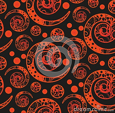 Abstract geometrical seamless ornament Vector Illustration