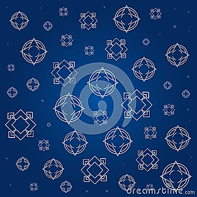 Abstract and geometrics figures pattern Vector Illustration