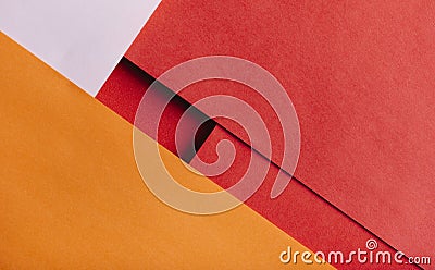 Abstract geometry color paper texture background with light and shadow. Minimal origami 3d modern design layout banner. Vivid Stock Photo