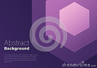Abstract geometry gradient background, purple gradient color vector background illustration template for website, banner, poster, Vector Illustration
