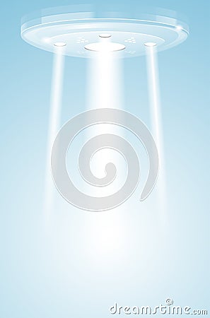 Abstract glass light with rays Stock Photo