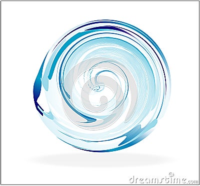 Abstract Glass Sphere Vector Illustration