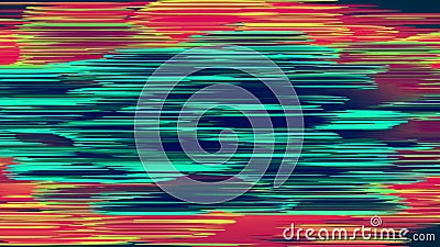 Abstract glitch background. Colorful noise pattern. Information distortion Vector Illustration
