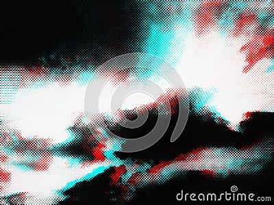 Abstract glitch photocopy texture background Stock Photo