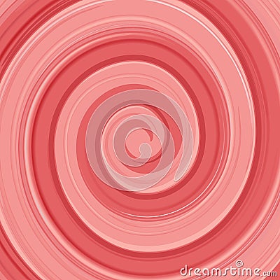 Abstract glossy vector yogurt cream swirl red and Vector Illustration