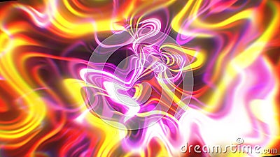 Abstract glow energy background with visual illusion and wave effects, 3d render computer generating Stock Photo