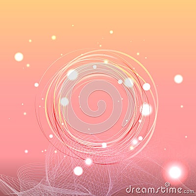 Abstract glowing background, creative covert Vector Illustration