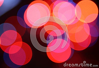 Abstract glowing circles Stock Photo