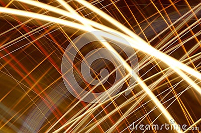 Abstract glowing lines 2 Stock Photo