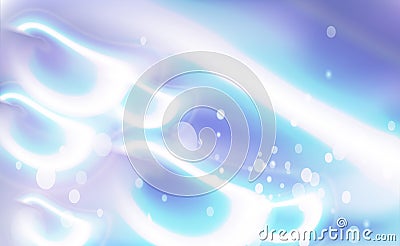 Abstract a glowing shape blurred blue composition background with light bokeh. Vector illustration Eps 10 Vector Illustration