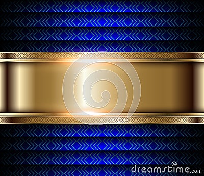 Abstract gold background Vector Illustration