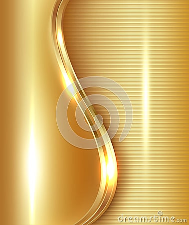 Abstract gold background Vector Illustration