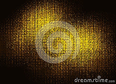 Abstract gold gunge background. Vector Illustration