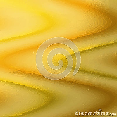 Abstract golden background with curved lines Vector Illustration