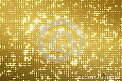 Abstract golden reflectors dot glitter and sparkles seamless loo Stock Photo