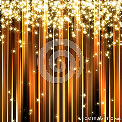 Abstract golden sparkle background Stock Photo