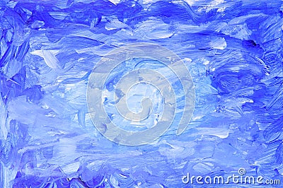 Abstract gouache paint Stock Photo