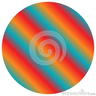 Abstract gradient circle. Gradation circle Vector Illustration