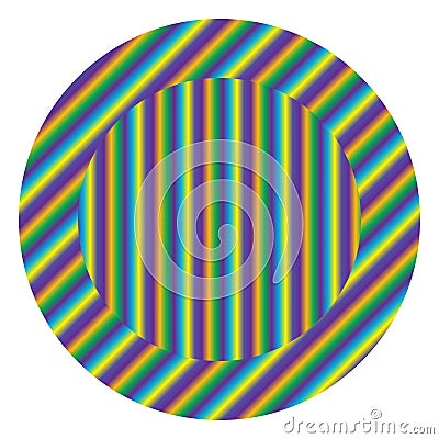 Abstract gradient circle. Gradation circle Vector Illustration