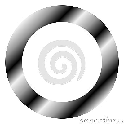 Abstract gradient circle. Gradation circle Vector Illustration