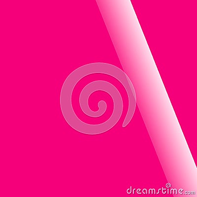 Abstract gradient pink background illustration with lines which is the diagonal white line on the right Cartoon Illustration