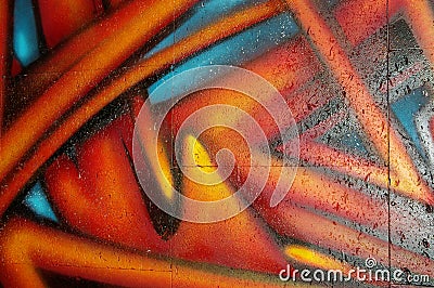 Abstract graffiti Stock Photo